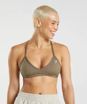 Gymshark Minimal Sports Bra - Soul Brown