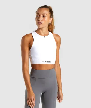 Gymshark Non Stop Sports Bra - White