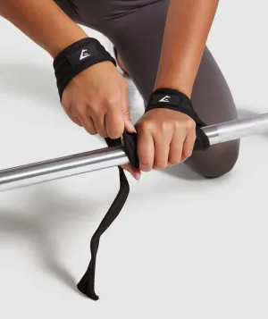 Gymshark Padded Lifting Straps - Black