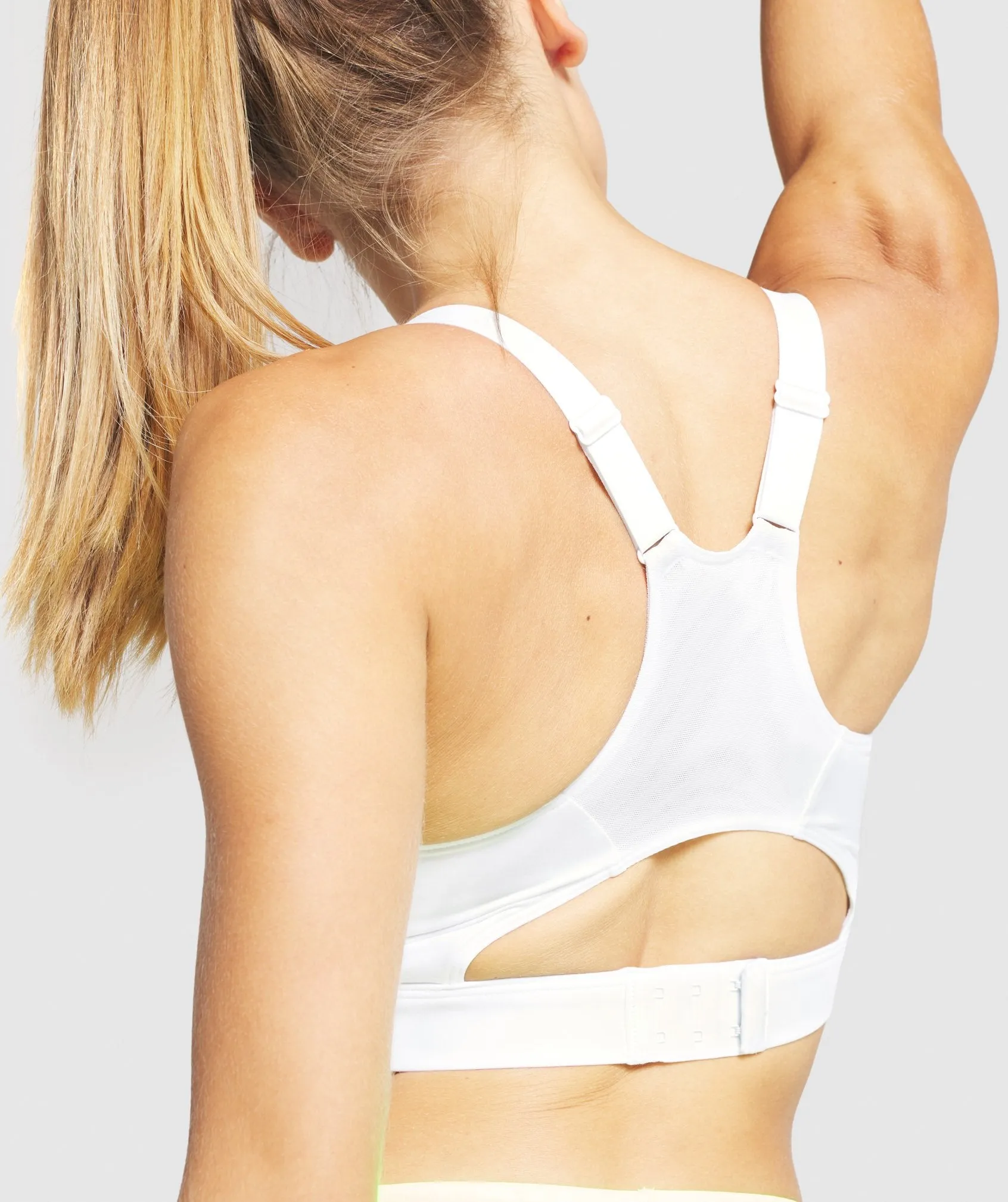 Gymshark Racer Back Training Sports Bra - White