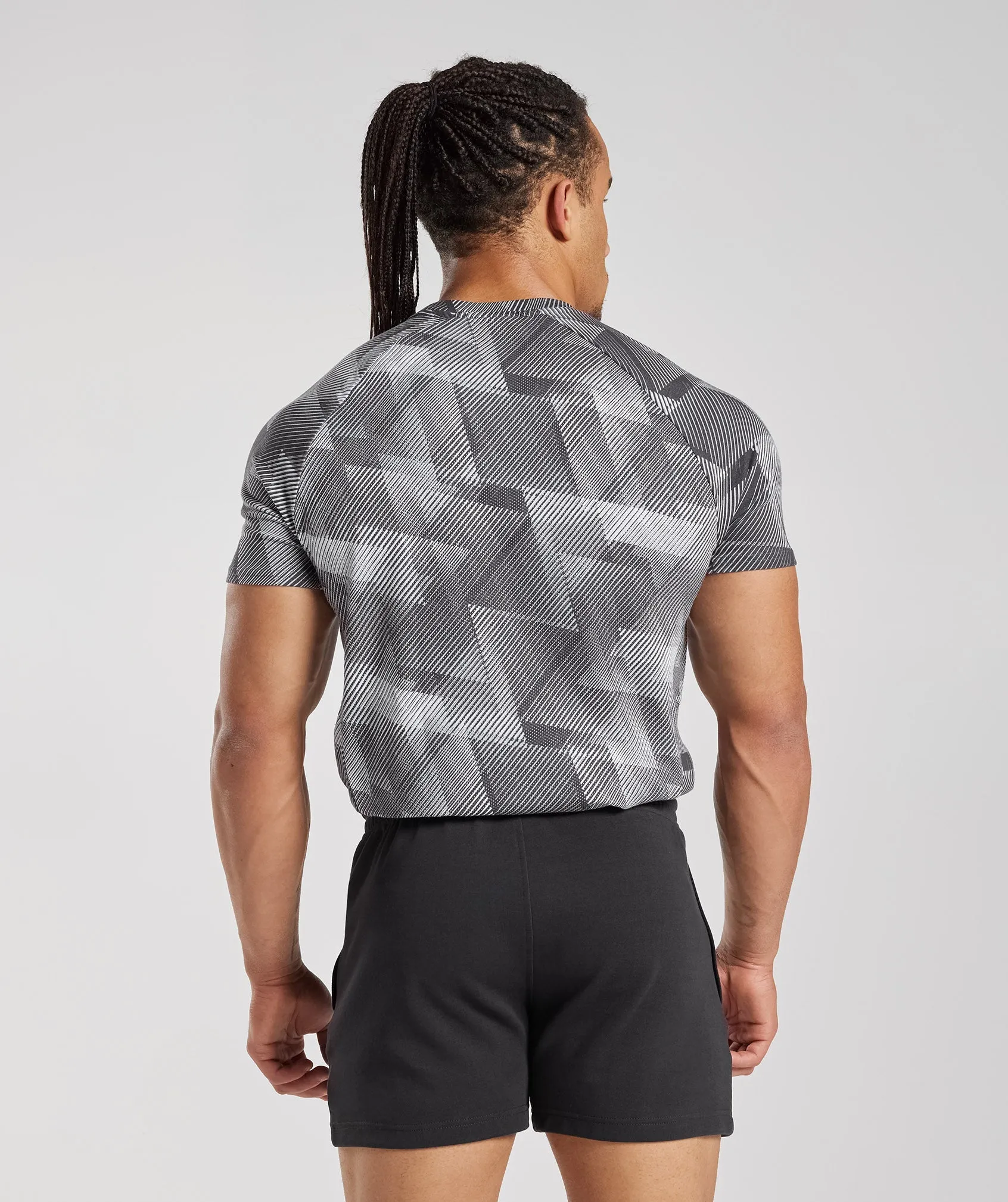 Gymshark React T-Shirt - Silhouette Grey