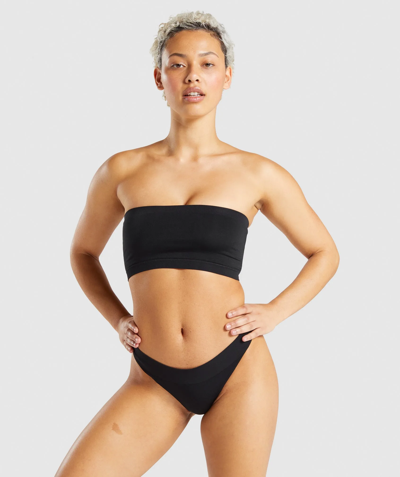 Gymshark Seamless Bandeau - Black