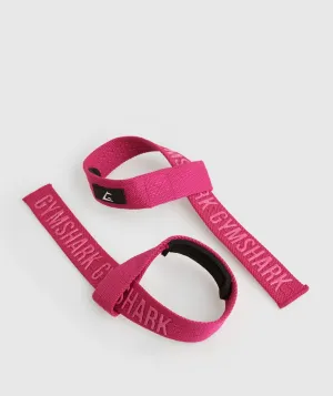 Gymshark Silicone Lifting Straps - Magenta Pink