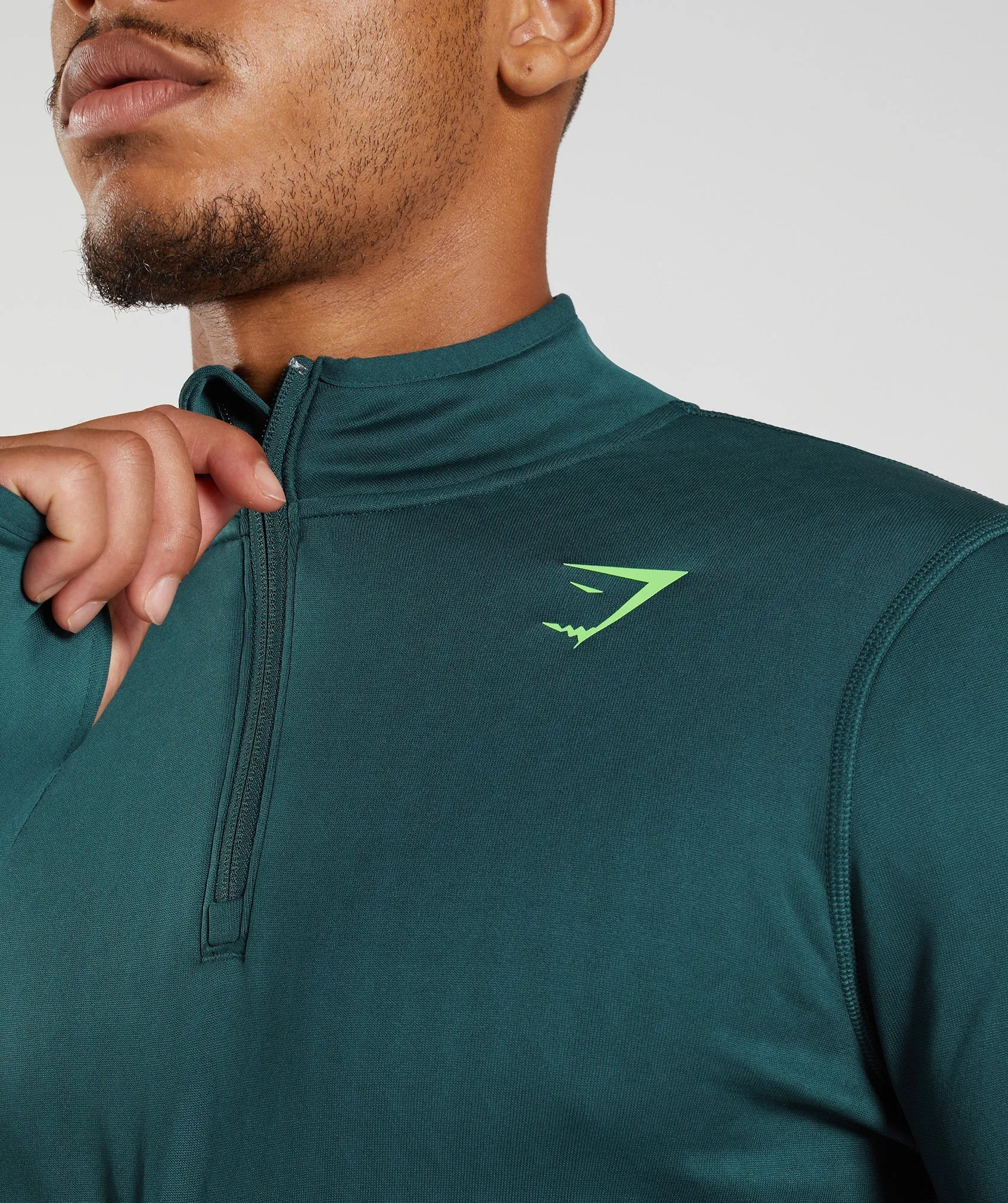 Gymshark Sport 1/4 Zip - Winter Teal