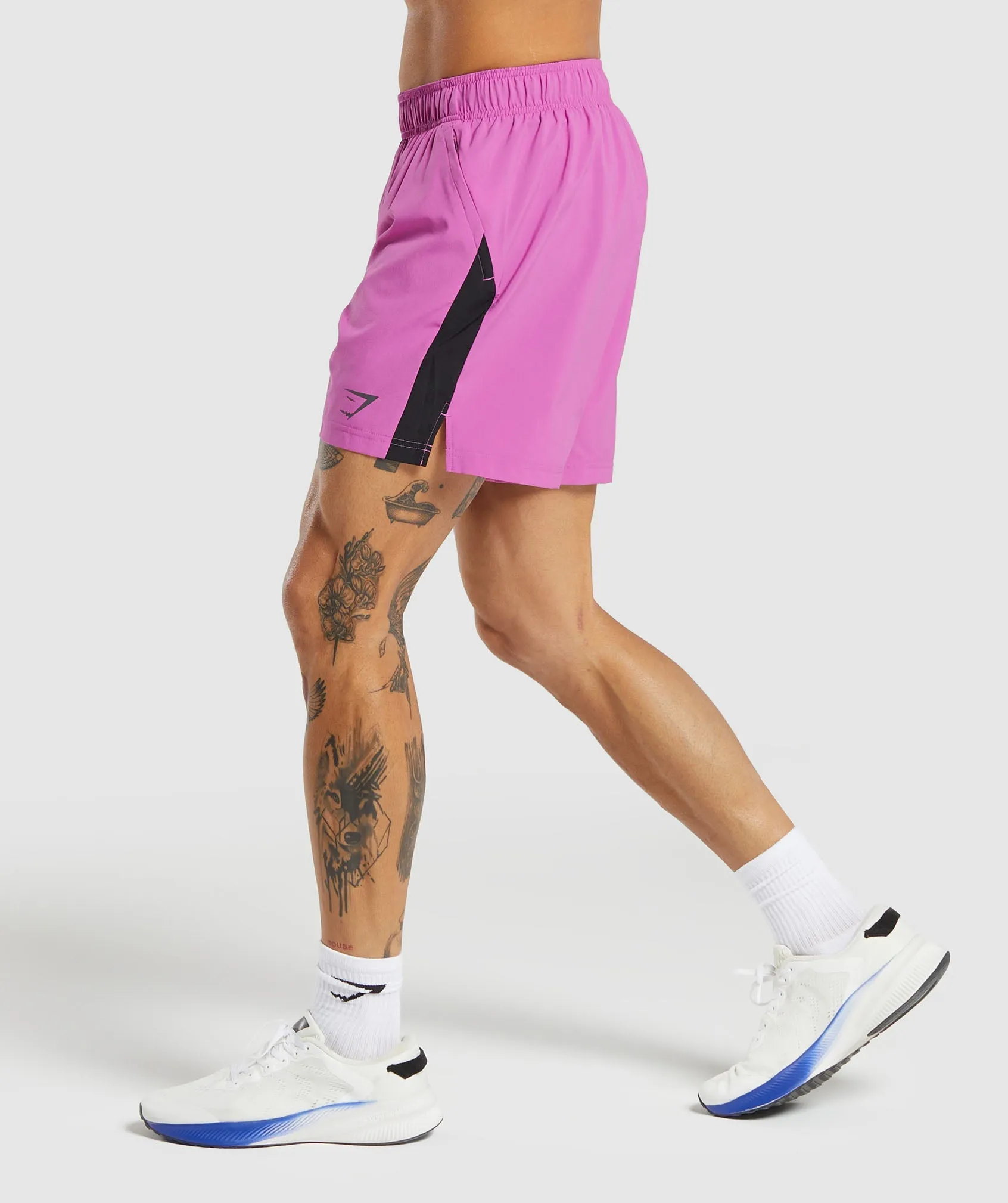 Gymshark Sport  7" Short - Shelly Pink/Black