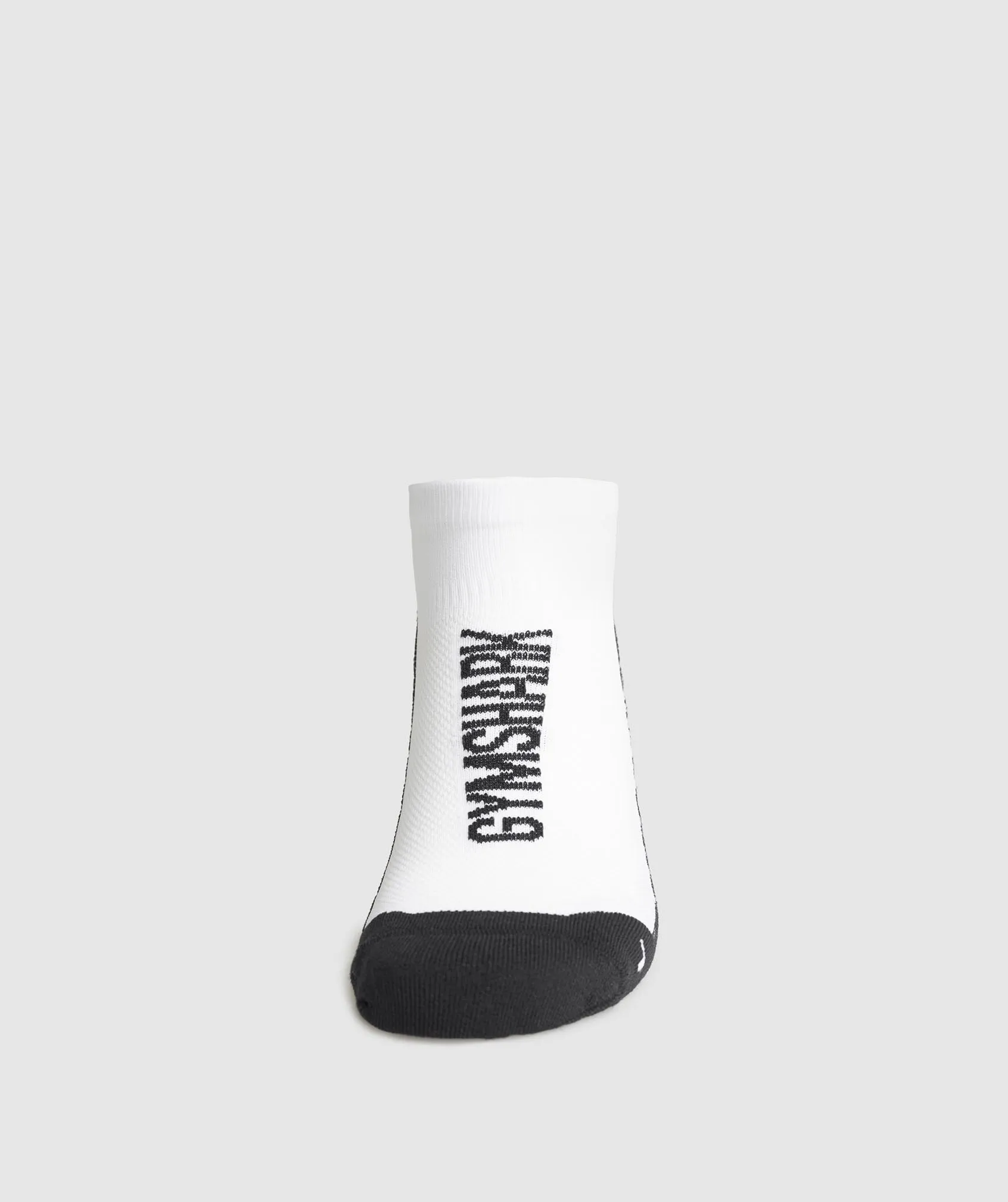 Gymshark Tab Running Socks - White/Black