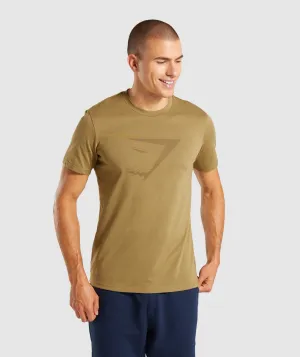 Gymshark Tonal T-Shirt - Khaki