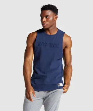 Gymshark Track Tank - Blue