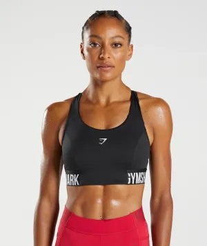 Gymshark Training Brandmark Sports Bra - Black