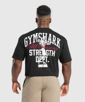 Gymshark Trophy Graphic T-Shirt - Black