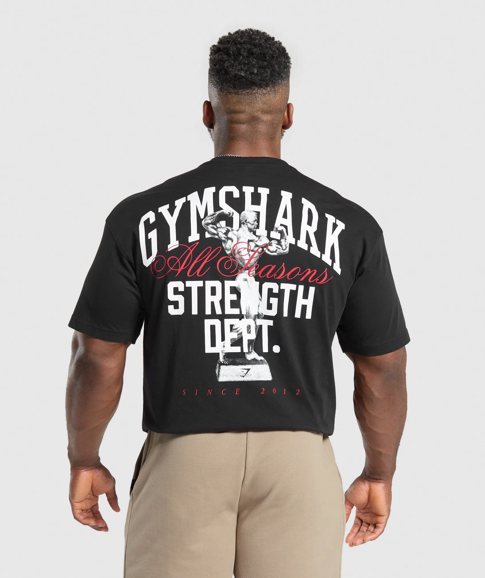 Gymshark Trophy Graphic T-Shirt - Black