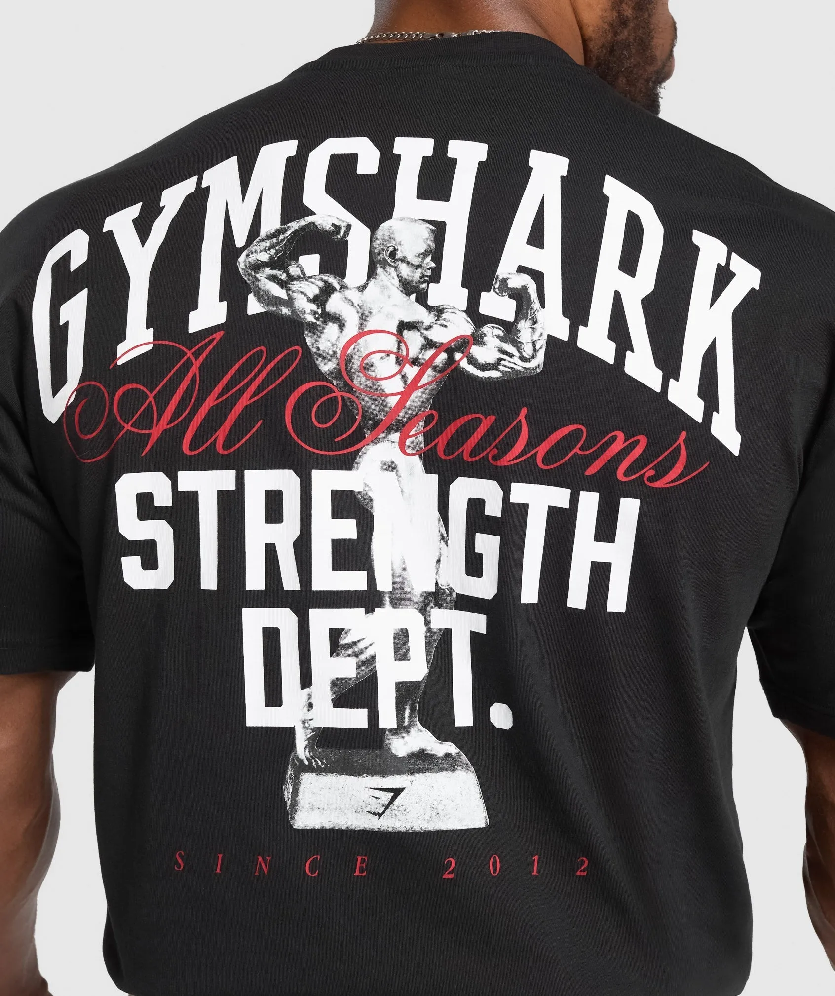 Gymshark Trophy Graphic T-Shirt - Black