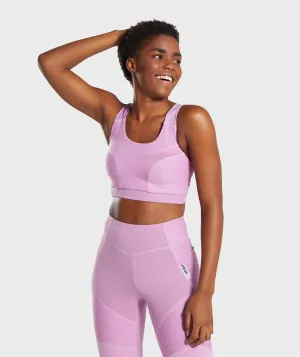 Gymshark True Texture Sports Bra - Pink