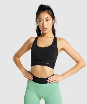 Gymshark Vision Sports Bra - Black