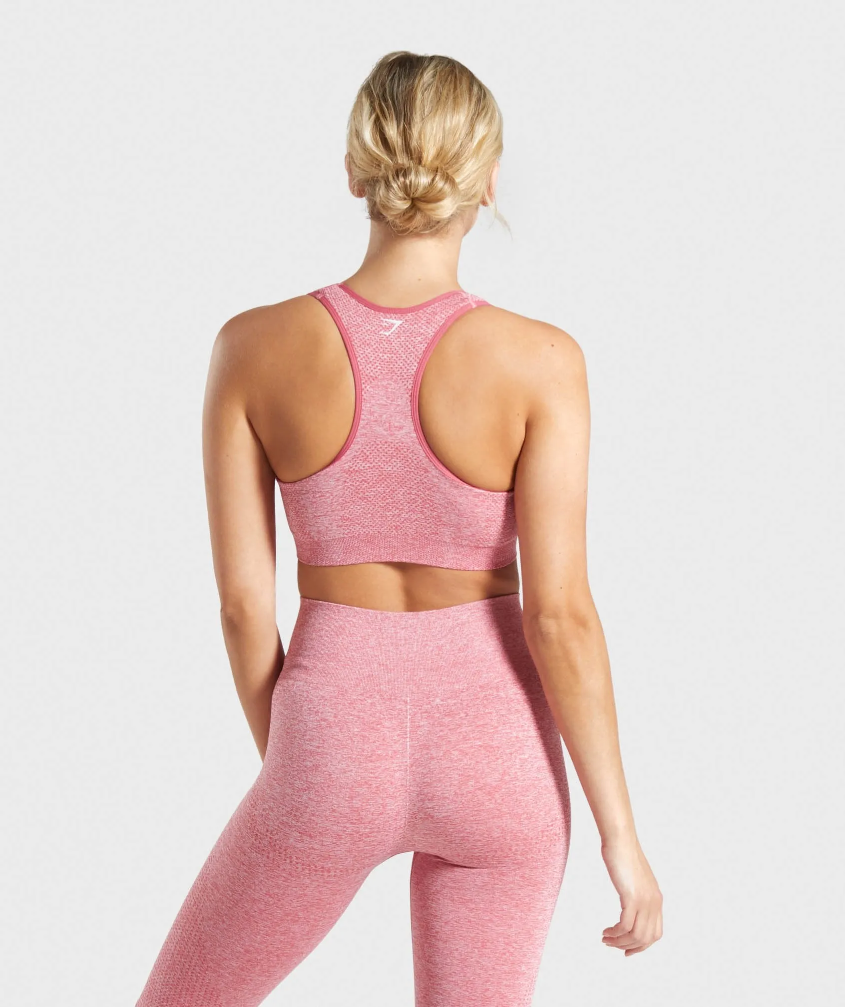 Gymshark Vital Seamless Sports Bra - Pink Marl