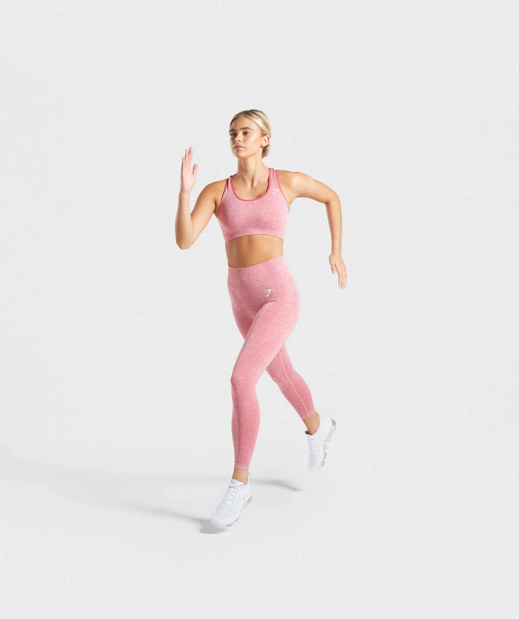 Gymshark Vital Seamless Sports Bra - Pink Marl