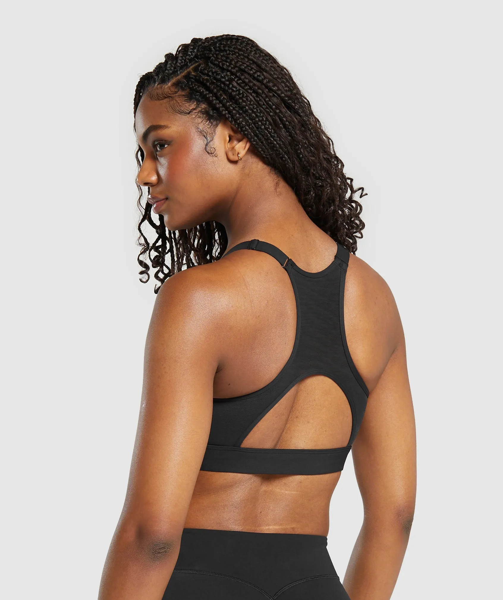 Gymshark Wrap Sports Bra - Black