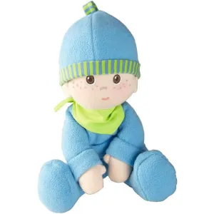 HABA Snug-up Doll Luis 8" First Boy Baby Doll - Machine Washable for Ages Birth and Up