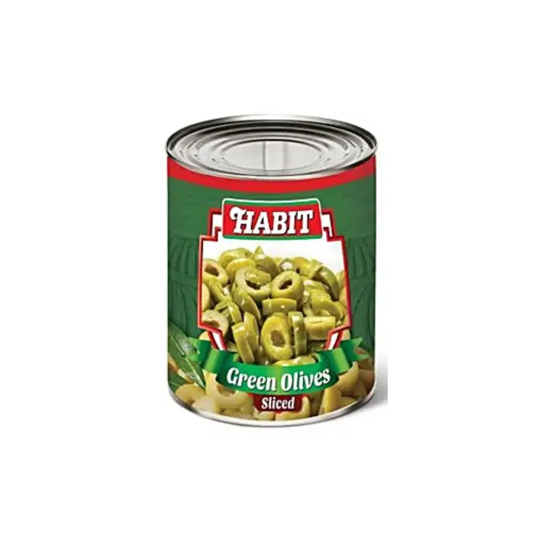 Habit Green Olives Sliced 3kg – Bulk Green Olives for Cooking & Salads