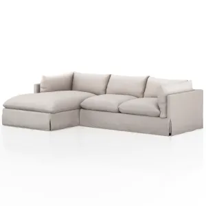 Habitat 2 Piece 112" Sectional, Bennett Moon