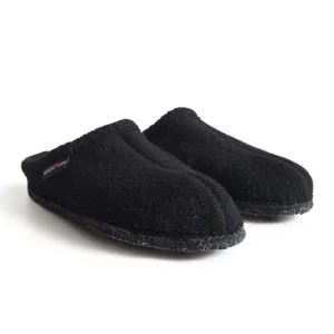 Haflinger AS Classic Slipper (Unisex) - Black