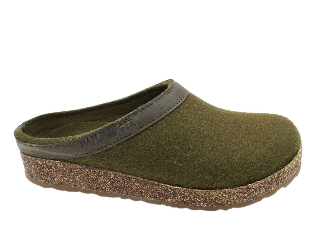 Haflinger Clogs Grizzly Torben Olive