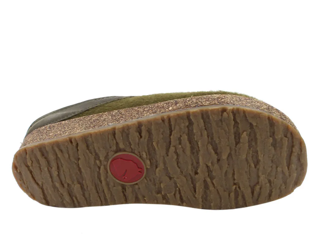 Haflinger Clogs Grizzly Torben Olive