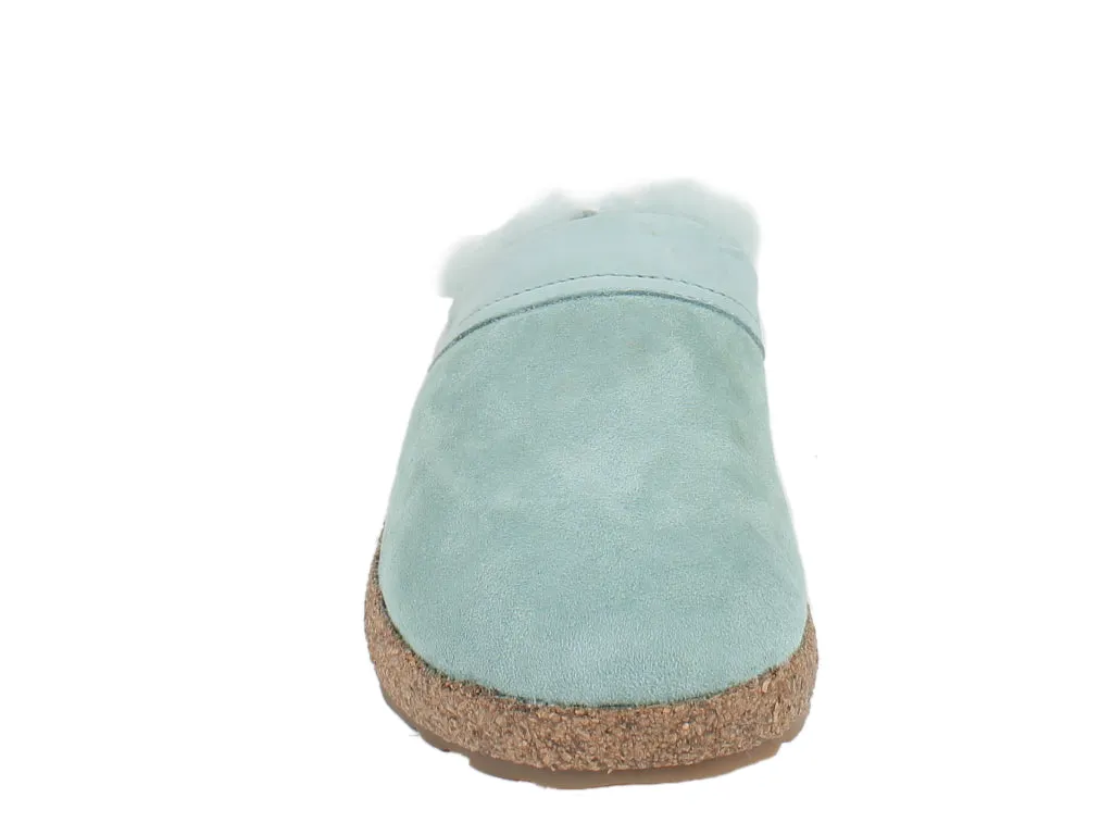 Haflinger Clogs Sheepskin Snowbird Mint