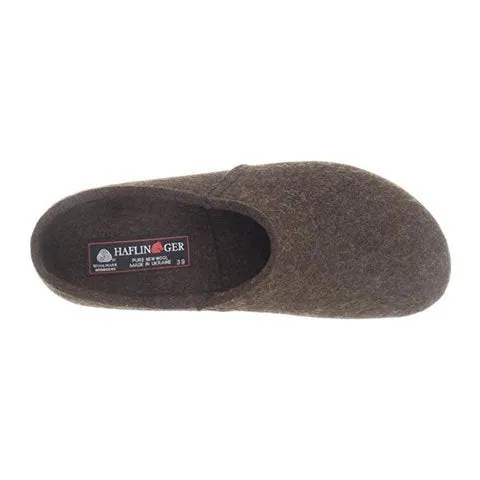 Haflinger GZH Cozy Clog (Unisex) - Brown