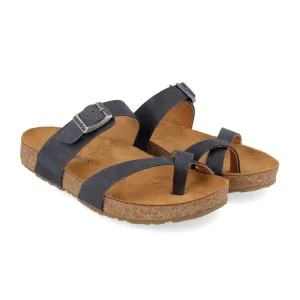 Haflinger Juno Sandal (Unisex) - Marino