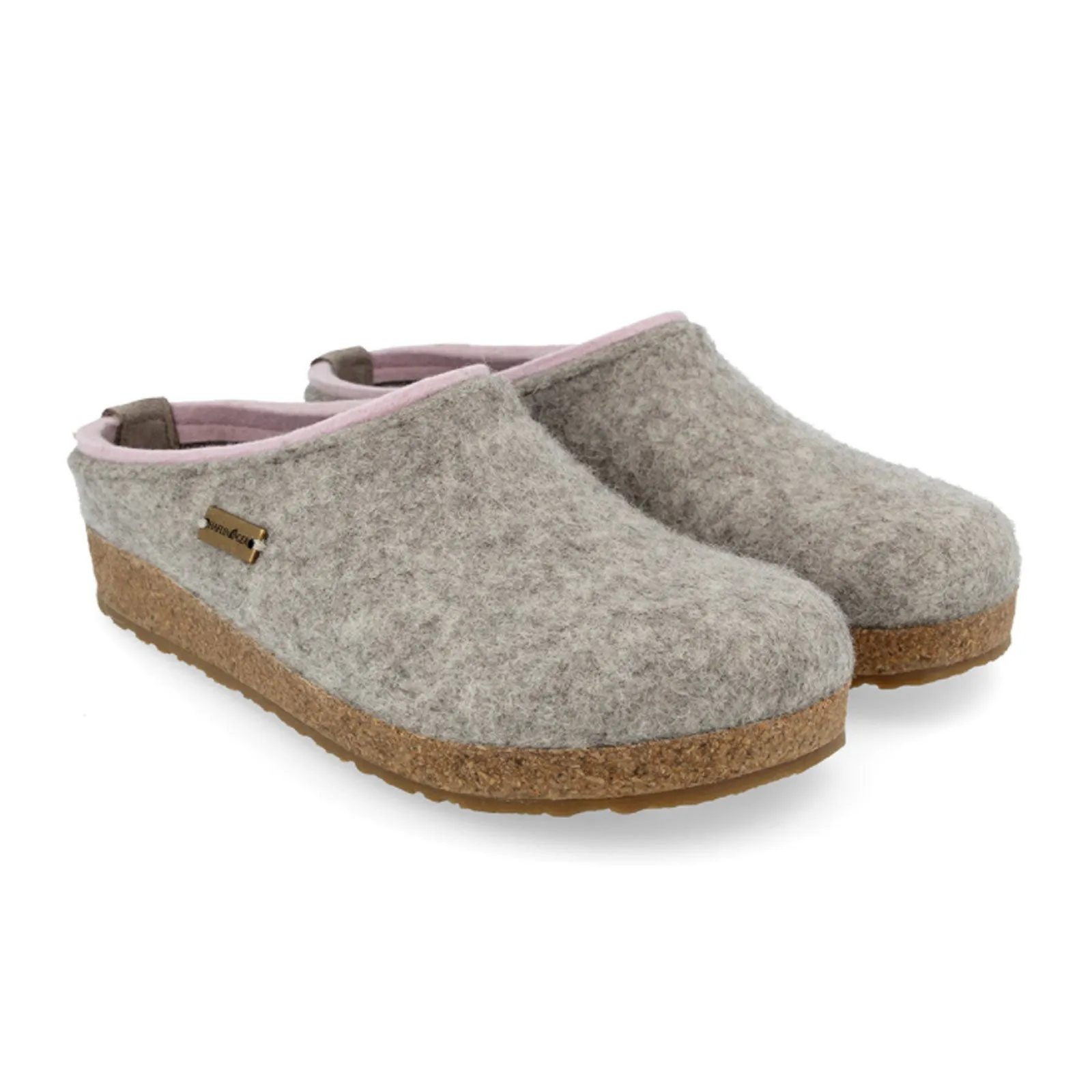 Haflinger Kris Clog (Women) - Silver Grey