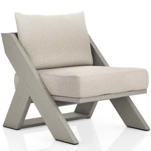 Hagen Outdoor Chair, Faye Sand/Weathered Grey