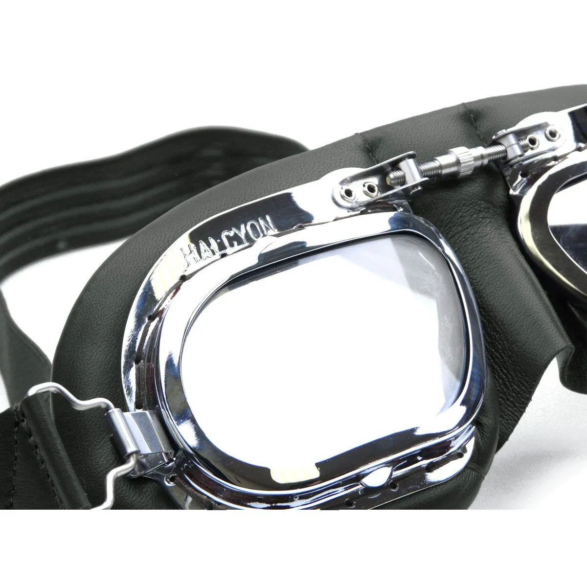 Halcyon Mark 410 Classic Goggles - Black Premium Leather