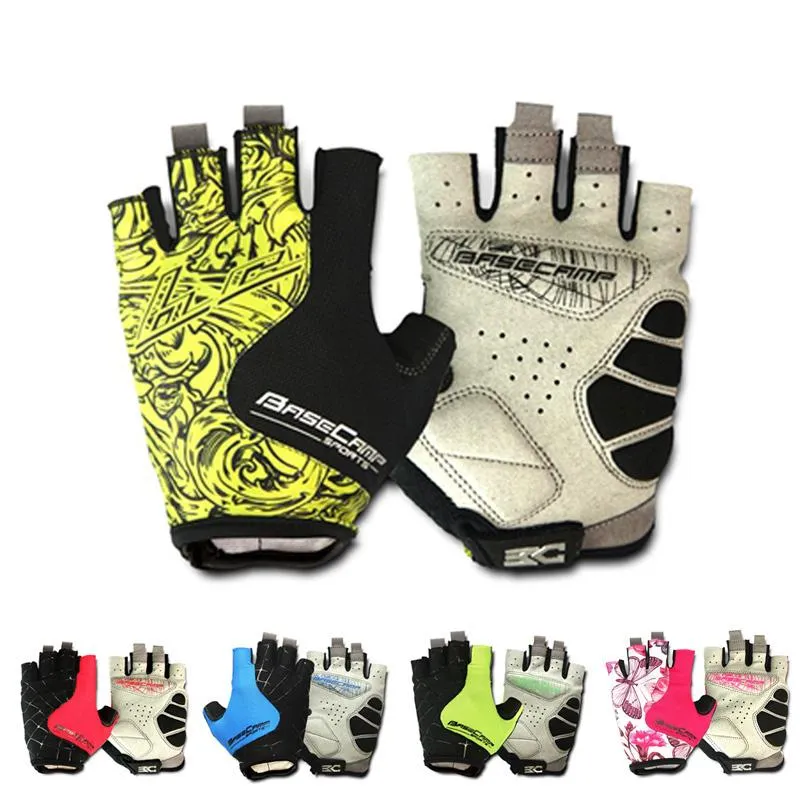 Half Finger SBR Gel Pad  Bicycle Gloves