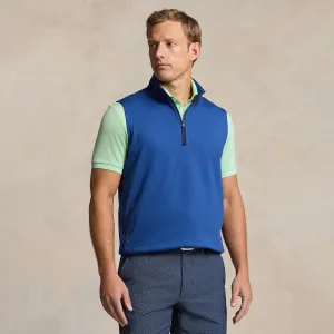 Half Zip Luxury Jersey Sleeveless Vest