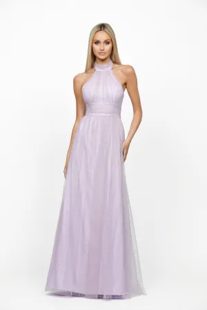 Hallie Halter Neck Ball Gown