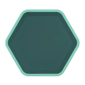 Hallmark Green Hexagonal Dessert Plates, Set of 8