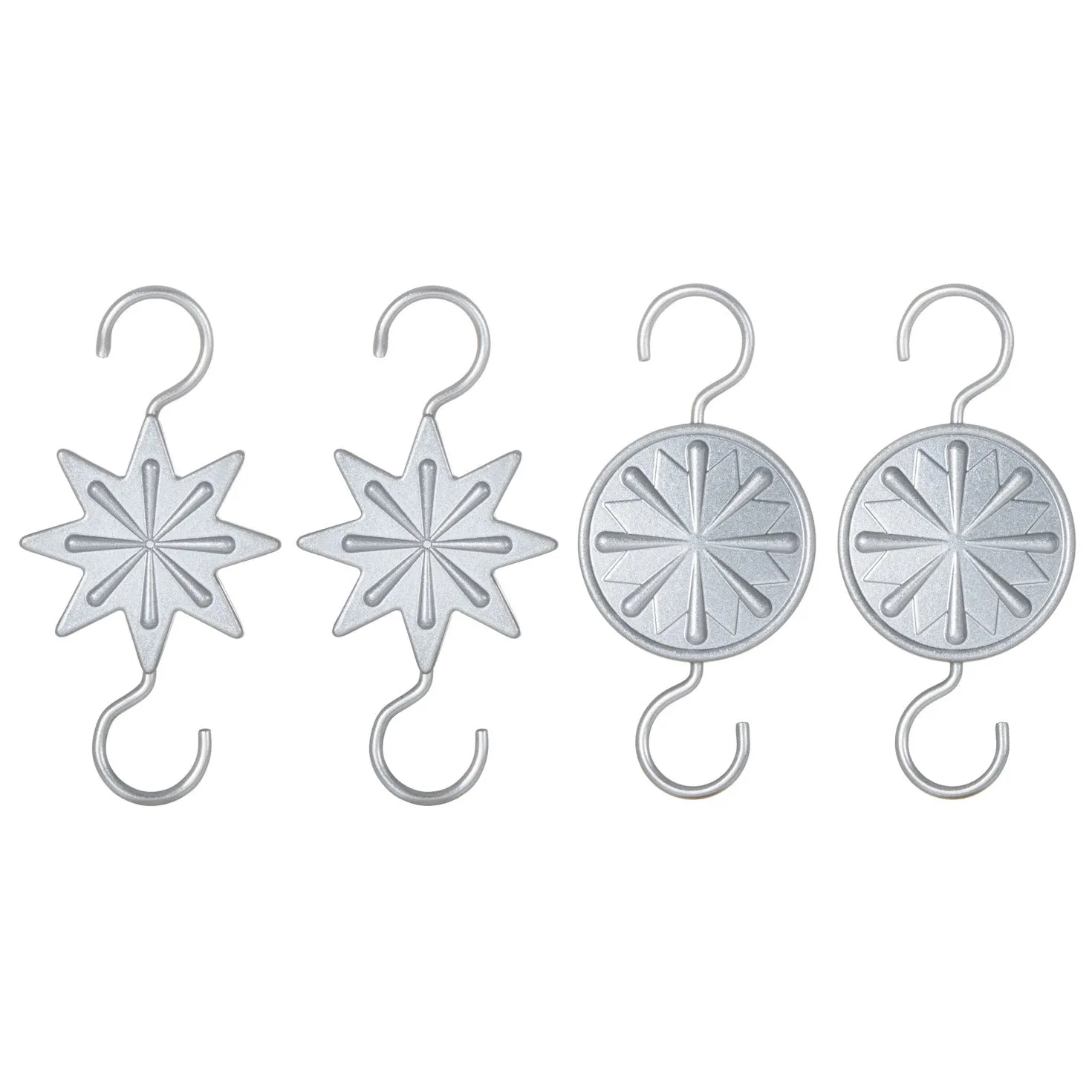 Hallmark Miniature Star Metal Ornament Hooks, Pack of 4