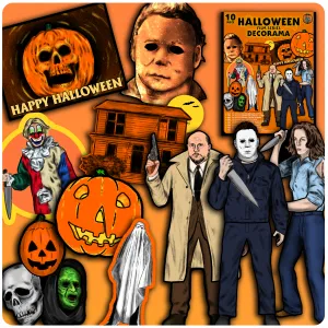 Halloween 78 Film Series Inspired Decorama Collector's Set