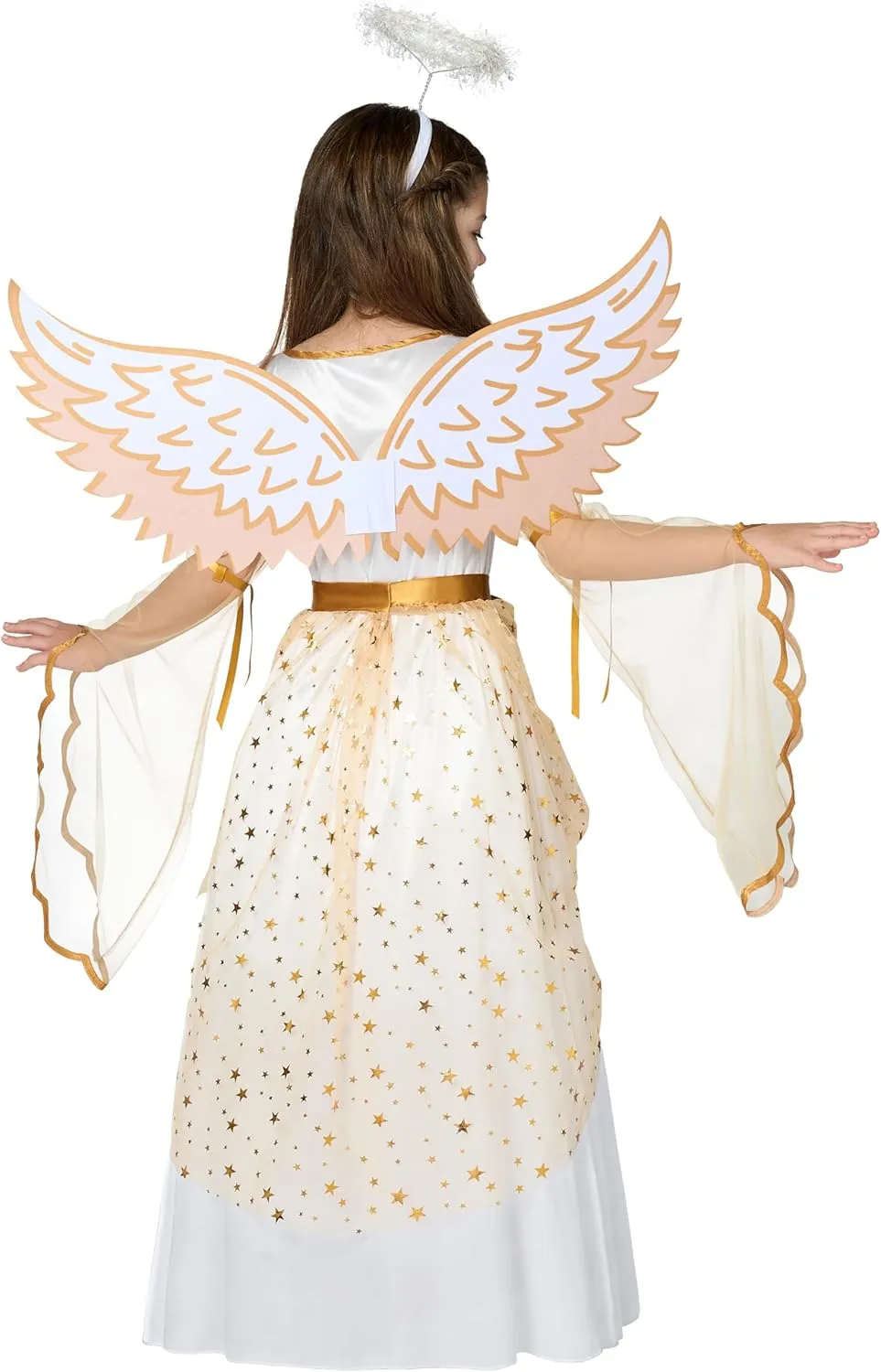 Halloween Angel Costume for Girls, Angel Dress for Kids