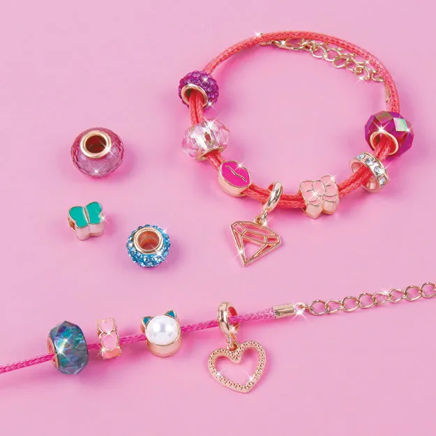 Halo Charm Bracelets: Pretty In Pink