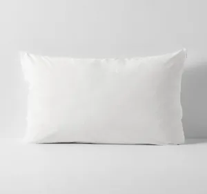 Halo Organic Cotton Standard Pillowcase White