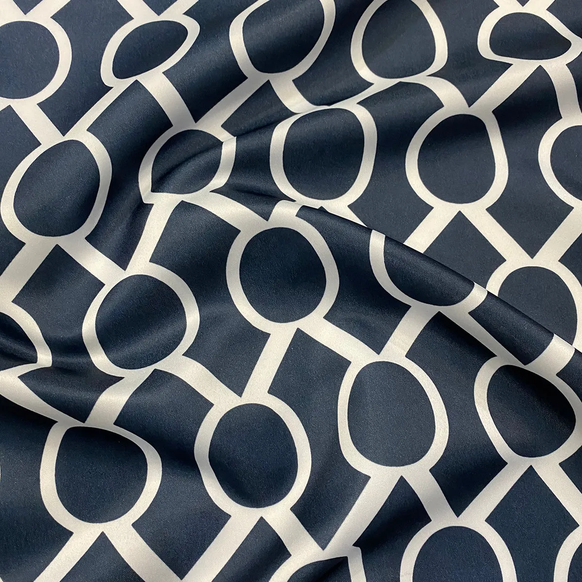 Halo Print (Lamour) Wholesale Fabric in Navy