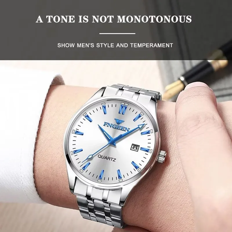 HaloMaster 42MM Dial Waterproof Stainless Timepiece