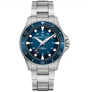 Hamilton Khaki Navy Scuba Auto Stainless Steel Blue Dial 43mm Automatic