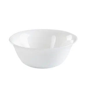 H&B 6PC OPAL BOWL SET PLAIN WHITE