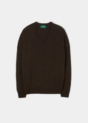 Hampshire Lambswool Jumper in Cocoa - Classic Fit