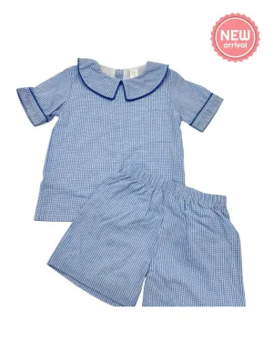 Hampton Light Blue Short Set