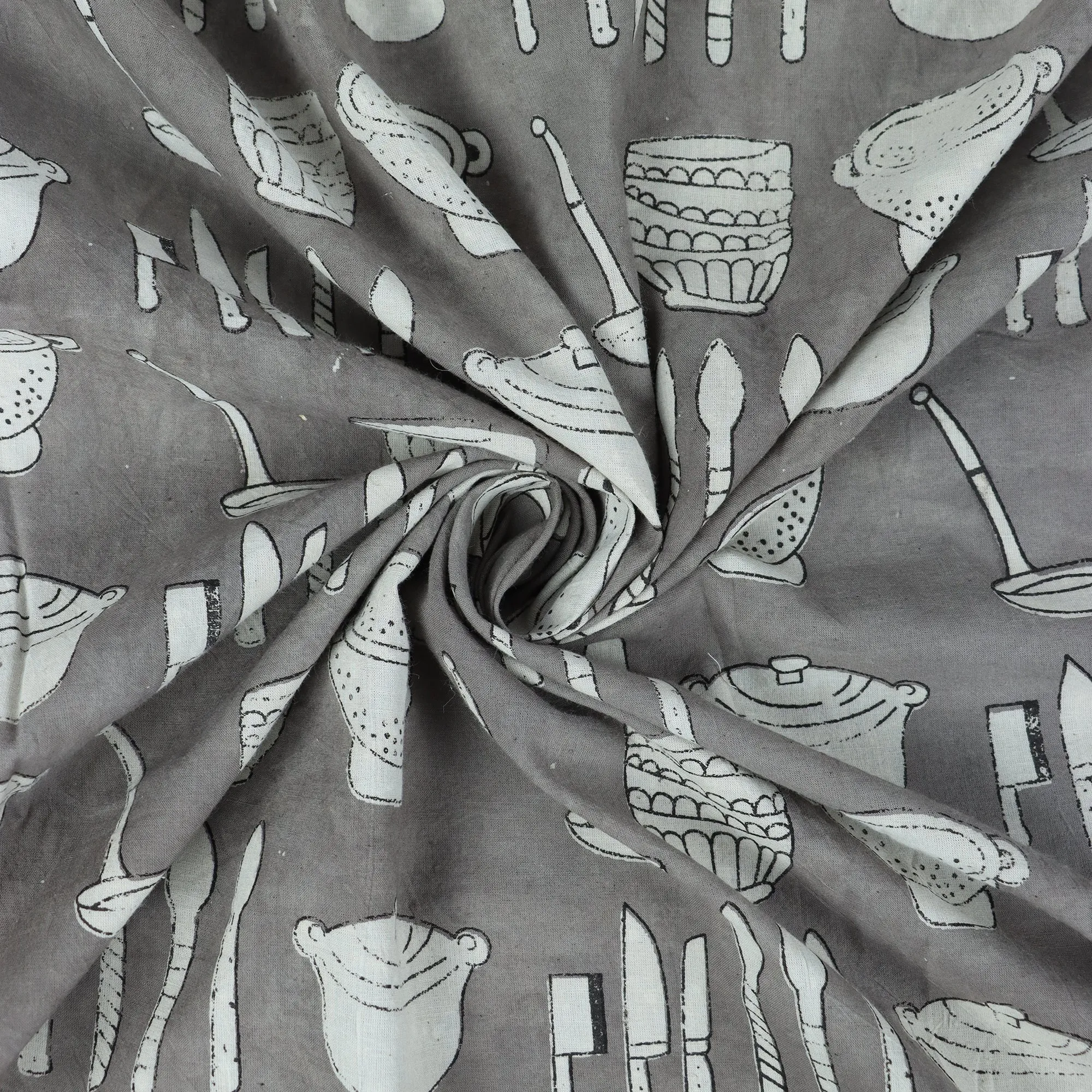 Hand Block Daboo Print Premium Cotton Fabric