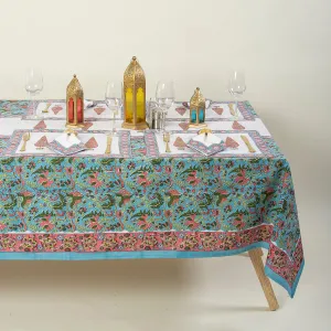 Hand Block Print Cotton Table Cover